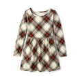 thumbnail image 1 of The Children's Place Girls Long Sleeve Printed Everyday Dress, Sizes XS-XXL, 1 of 3