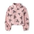thumbnail image 1 of The Children's Place Girls Long Sleeve Printed Microfleece Half Zip Pullover, Sizes XS-XXL, 1 of 3