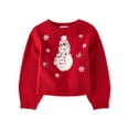 thumbnail image 1 of The Children's Place Girls Sequin Graphic Sweater with Long Sleeves, Sizes XS-XXL, 1 of 3