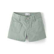 The Children's Place Girls Patch Pocket Relaxed Fit Shortie Shorts, Sizes 4-16