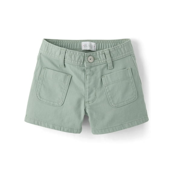 The Children's Place Girls Patch Pocket Relaxed Fit Shortie Shorts, Sizes 4-16