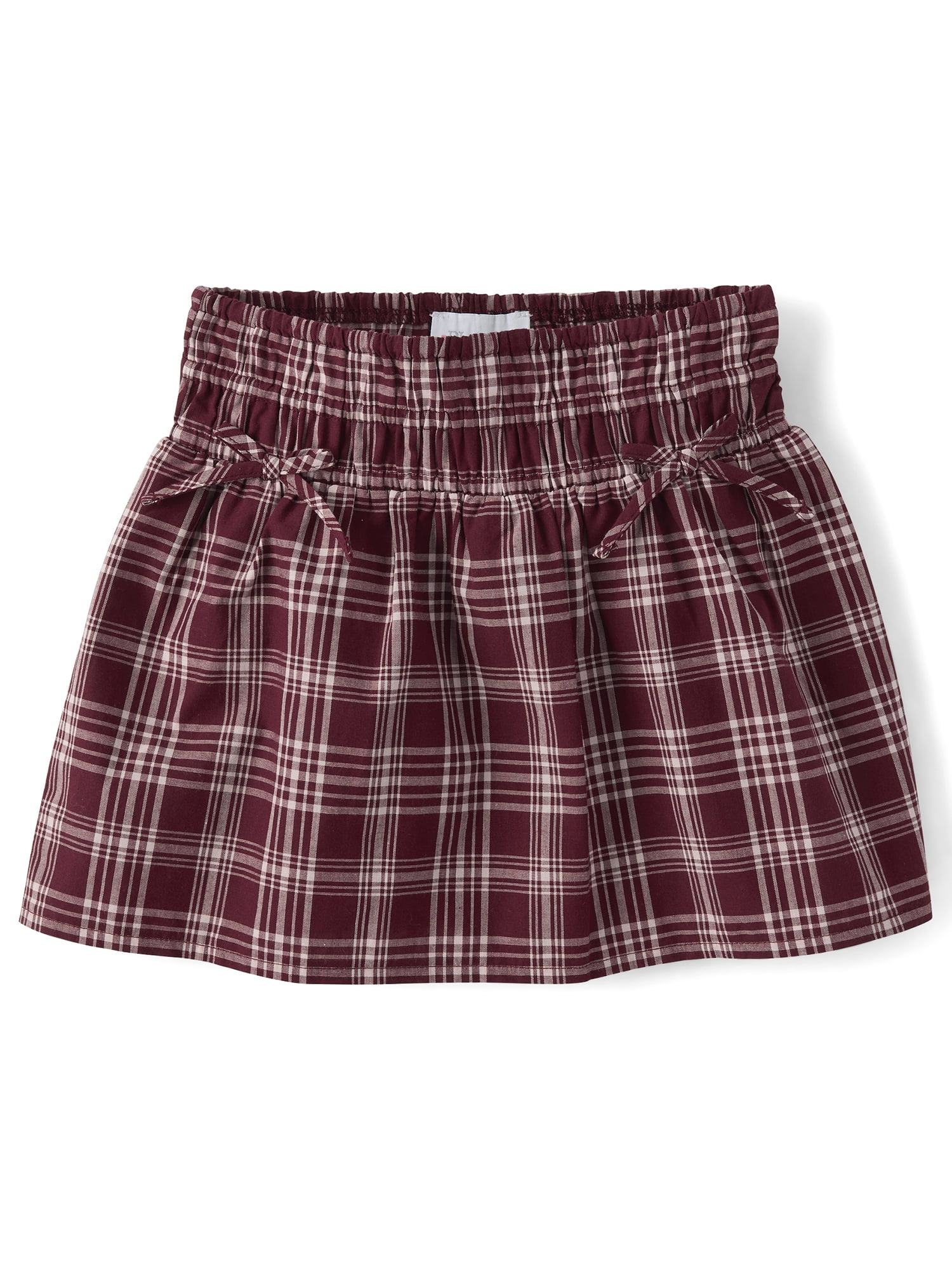 The Children's Place Girls Plaid Smocked Poplin Skort, Sizes XS-XXL