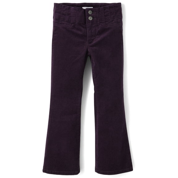 The Children's Place Girls Pleated Corduroy Flare Leg Pant, Sizes 4-16
