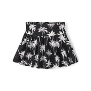 Girls Printed High Rise Ruched Skort, Sizes XS-XXL