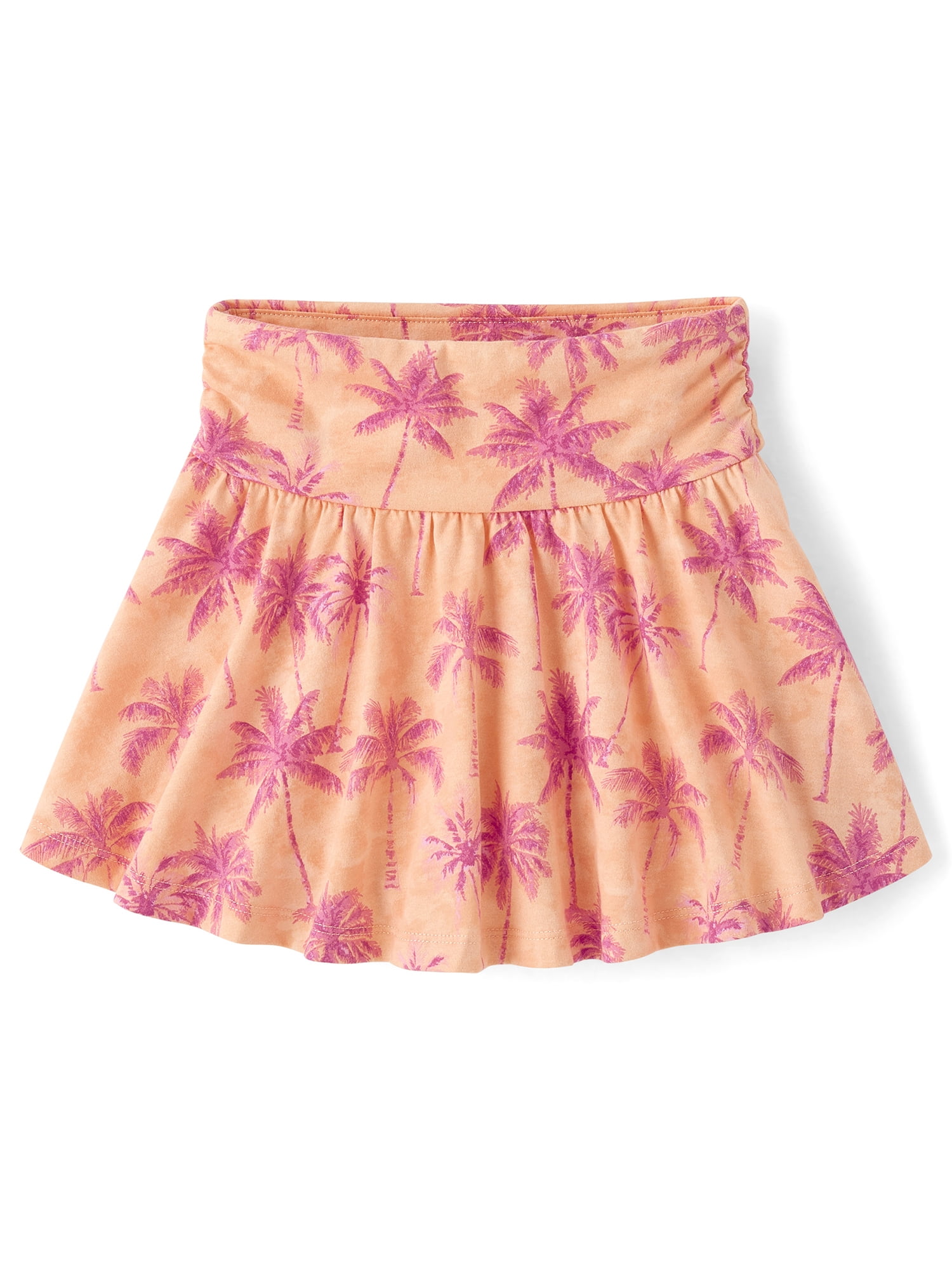 The Children's Place Girls Printed High Rise Ruched Skort, Sizes XS-XXL