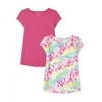 The Children's Place Girls Printed and Solid Short Sleeve T-Shirts Size S