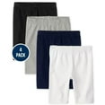 thumbnail image 1 of The Children's Place Girls Pull-On Bike Shorts, 4-Pack, Sizes XS-XXL, 1 of 1