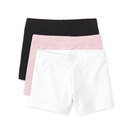 The Children's Place Girls Pull-On Cartwheel Short, 3-Pack, Sizes XS-XXL