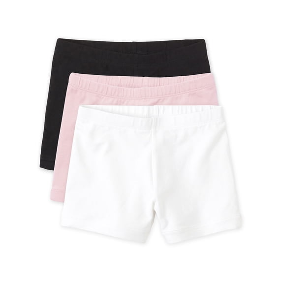 The Children's Place Girls Pull-On Cartwheel Short, 3-Pack, Sizes XS-XXL