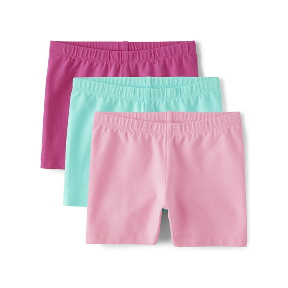 The Children's Place Girls Pull On Cartwheel Shorts, 3-Pack, Sizes XS-XXL