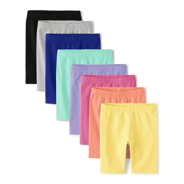 The Children's Place Girls Pull-On Everyday Bike Short, 8-Pack, Sizes XS-XXL