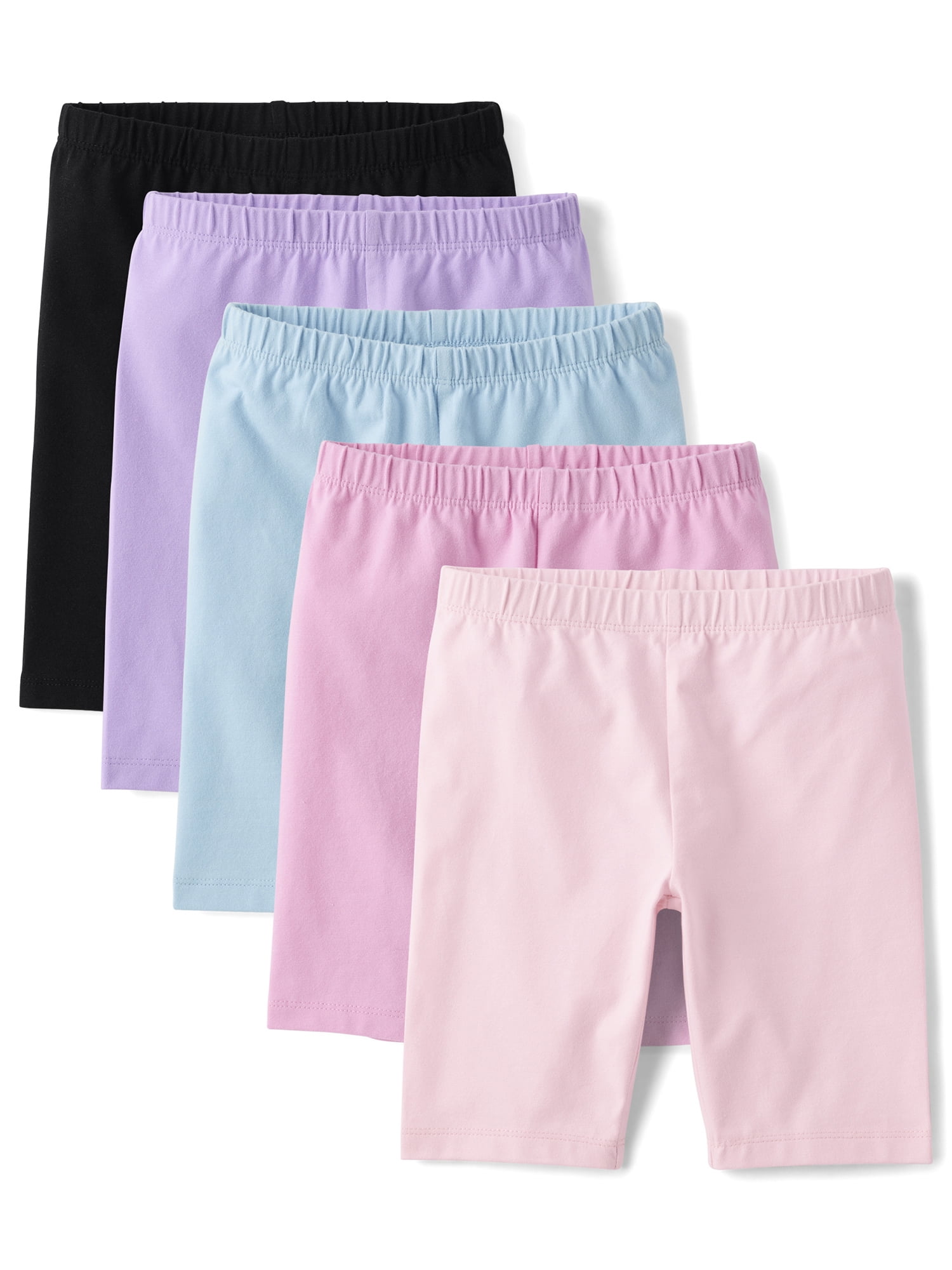 その他 Sullivan Short Set 3-5Y The Children's Place Girls Pull-On Everyday Bike Shorts, 5-Pack