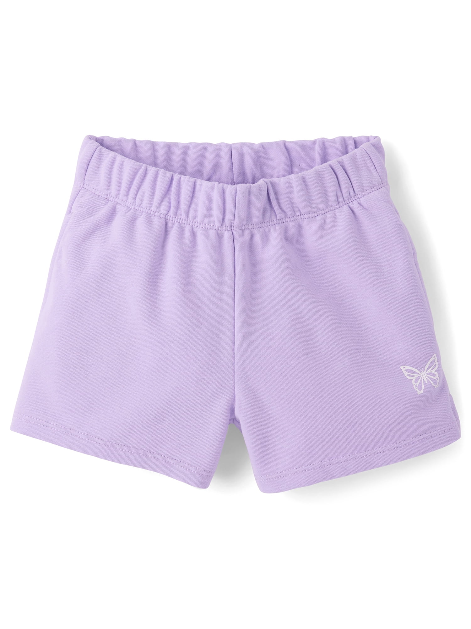 The Children's Place Girls Pull-On Graphic French Terry Shorts, Sizes XS-XXL