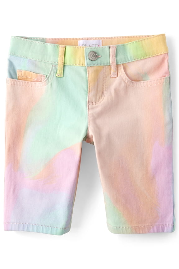 Girls Pull-On Printed Skimmer Short, Sizes 4-16