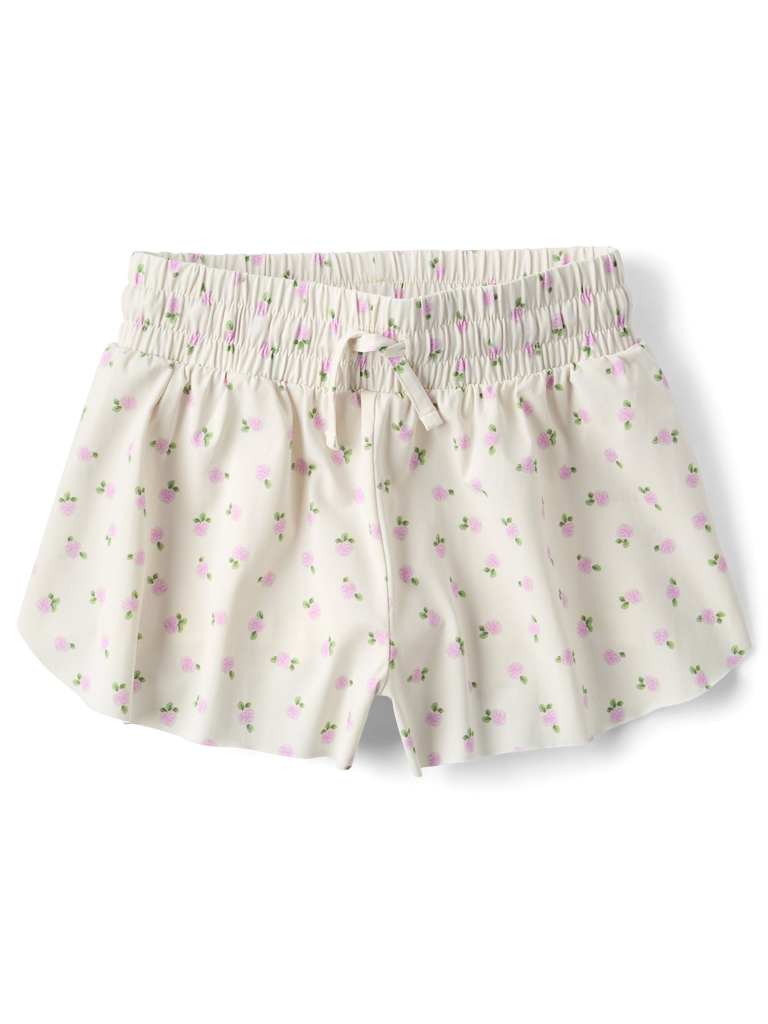 The Children's Place Girls Quick Dry Pull-On Floral Flowy Shorts, Sizes XS-XXL