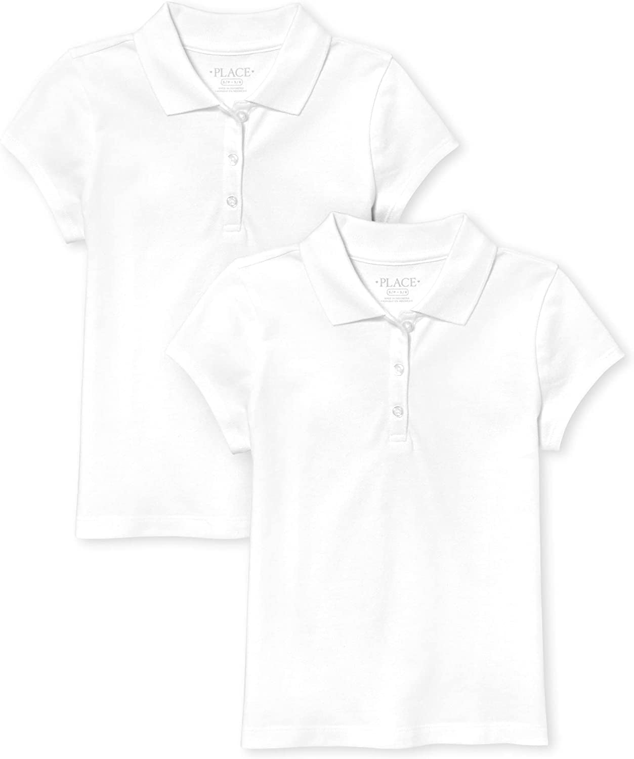 The Children's Place Girls School Uniform Short Sleeve Pique Polo Shirt