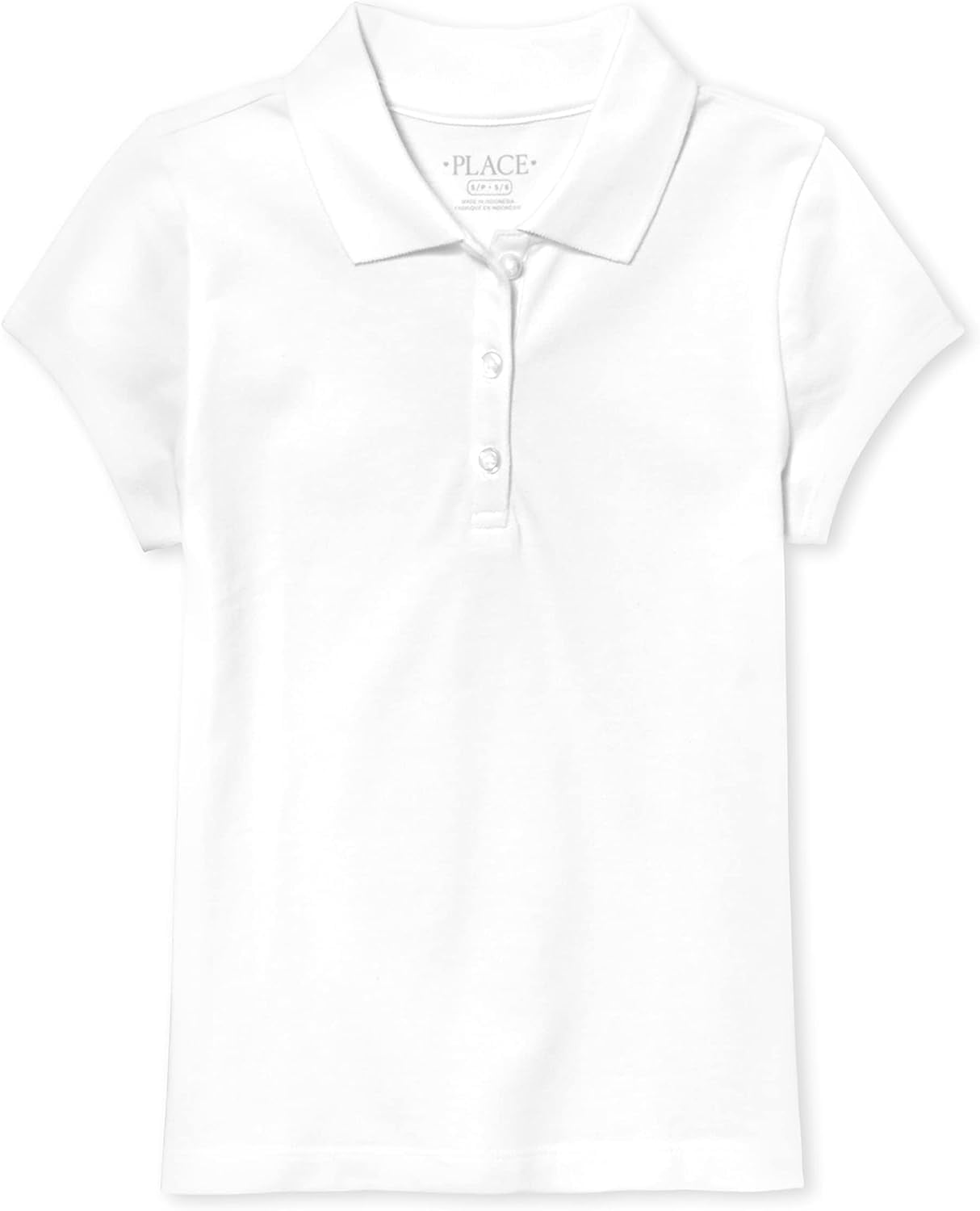 The Children's Place Girls Uniform Short Sleeve Pique Polo, Sizes XS