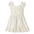 thumbnail image 1 of The Children's Place Girls Short Puff Sleeve Print Smocked Ruffle Dress, Sizes XS-XXL, 1 of 4