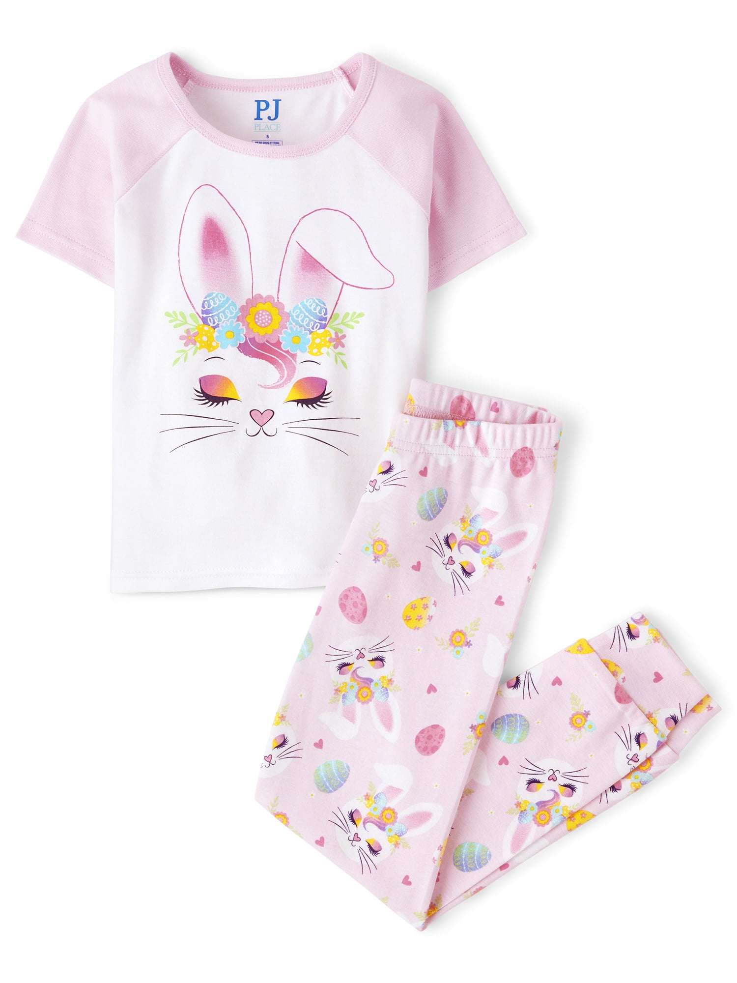 The Children's Place Girls Easter Bunny Pajama Set, Sizes 4-16