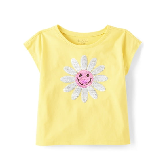 The Children's Place Girls Short Sleeve Graphic Print T-Shirt, Sizes XS-XXL