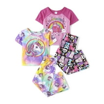 The Children's Place Girls Short Sleeve Pajamas, 2-Pack, Sizes XS-XXL