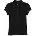thumbnail image 1 of The Children's Place Girls' Short Sleeve Ruffle Pique Polo, 1 of 4