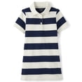 thumbnail image 1 of The Children's Place Girls Short Sleeve Striped Rugby Polo Dress, Sizes XS-XXL, 1 of 3
