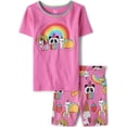 The Children's Place Girls ShortSleeve and Short TightFitting Cotton