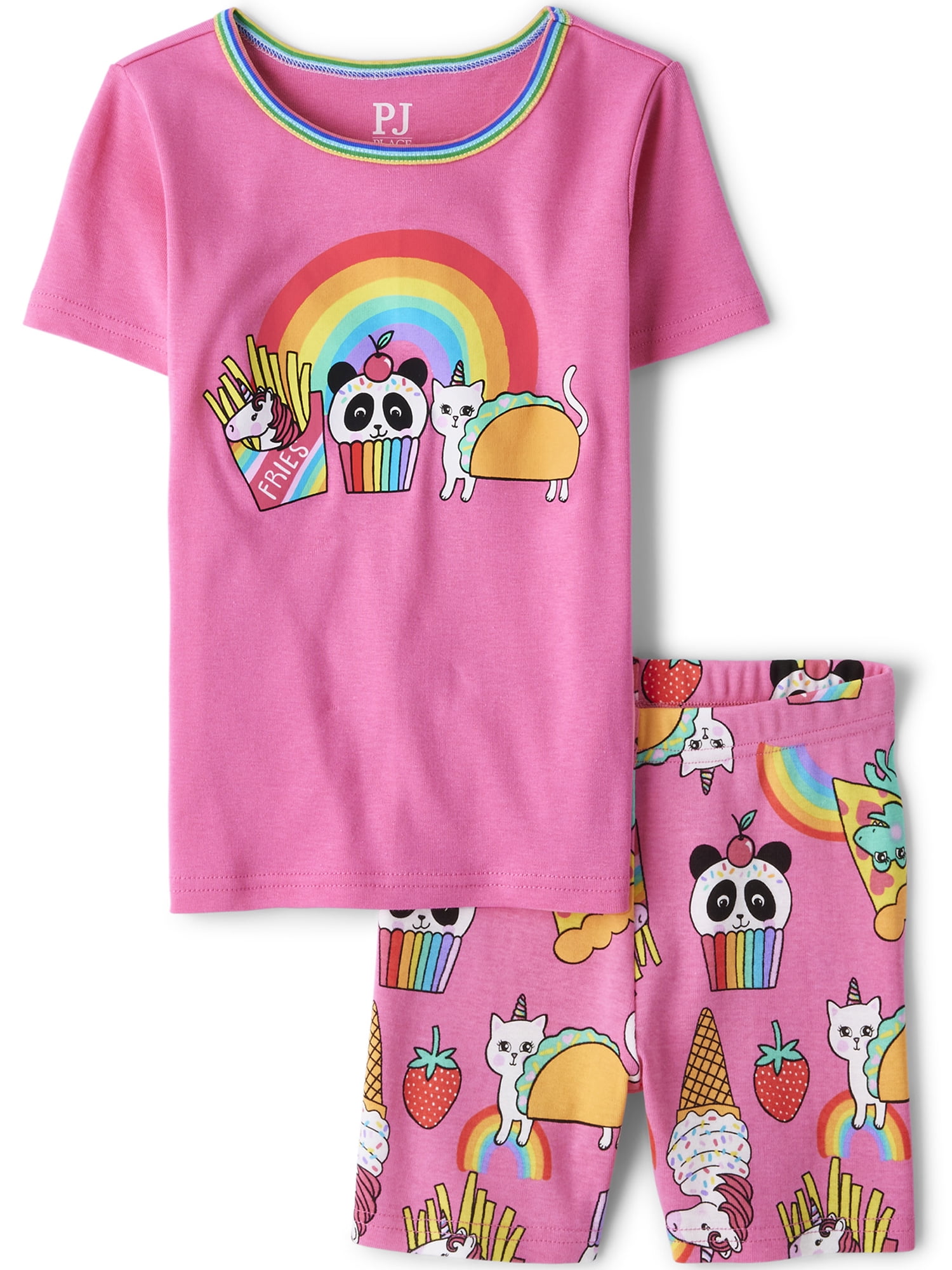Girls short cheap pj set