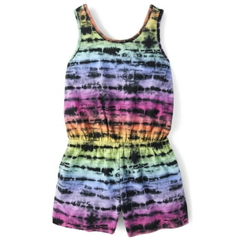 The Children's Place Girls Sleeveless Allover Print Romper, Sizes XS-XXL