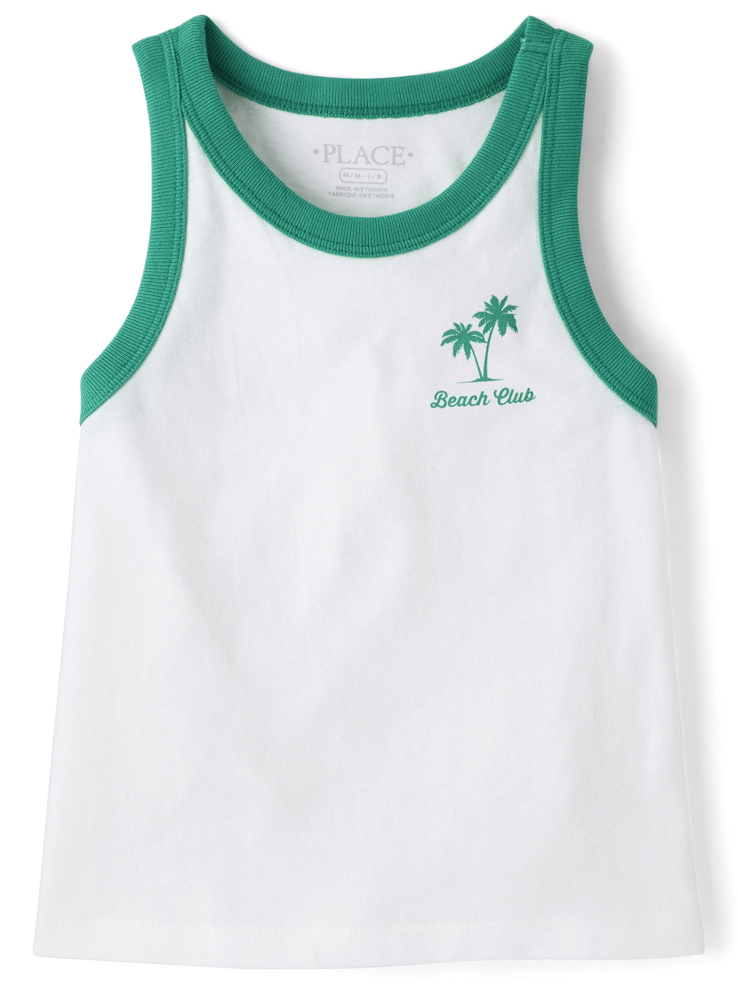 The Children's Place Girls Sleeveless Colorblock Graphic Print Tank Top, Sizes XS-XXL