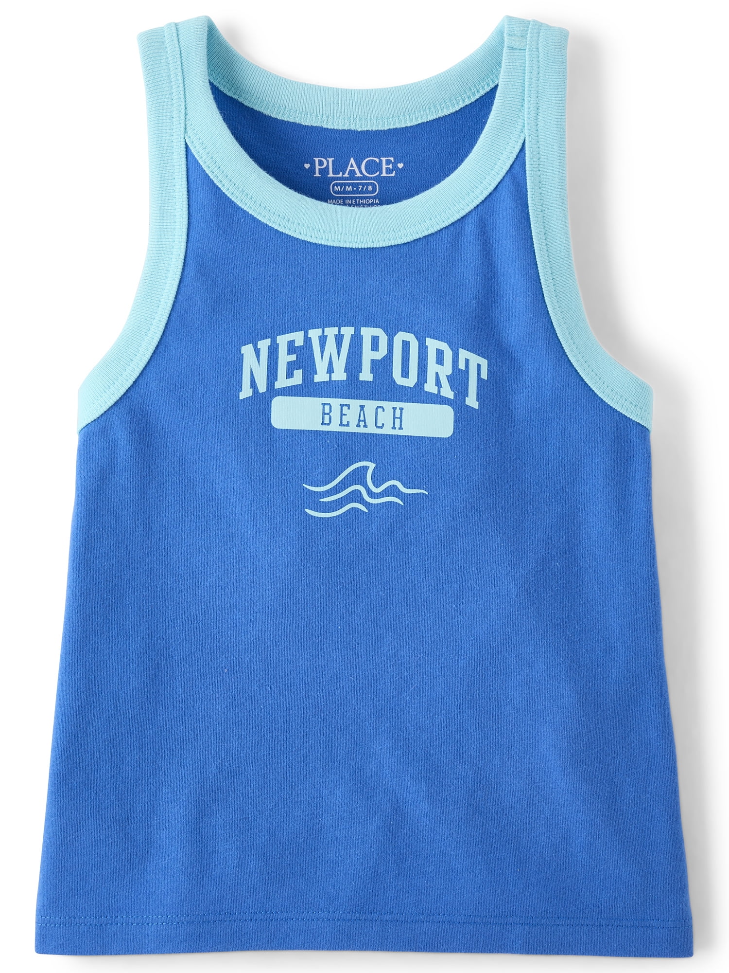 The Children's Place Girls Sleeveless Colorblock Graphic Print Tank Top, Sizes XS-XXL