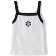 thumbnail image 1 of The Children's Place Girls Sleeveless Colorblock Ribbed Graphic Tank Top, Sizes XS-XXL, 1 of 3
