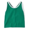 thumbnail image 1 of The Children's Place Girls Sleeveless Contrast Ribbed Cross Back Tank Top, Sizes XS-XXL, 1 of 3