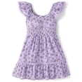thumbnail image 1 of The Children's Place Girls Sleeveless Floral Pleated Smocked Dress, Sizes XS-XXL, 1 of 4