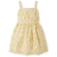 thumbnail image 1 of The Children's Place Girls Sleeveless Floral Print Fit and Flare Dress, Sizes 4-16, 1 of 3