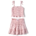 thumbnail image 1 of The Children's Place Girls Sleeveless Floral Ruffle Outfit Set, 2-Piece, Sizes XS-XXL, 1 of 4