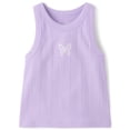 thumbnail image 1 of The Children's Place Girls Sleeveless Graphic Ribbed Tank Top, Sizes XS-XXL, 1 of 4