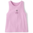 thumbnail image 1 of The Children's Place Girls Sleeveless Graphic Ribbed Tank Top, Sizes XS-XXL, 1 of 4