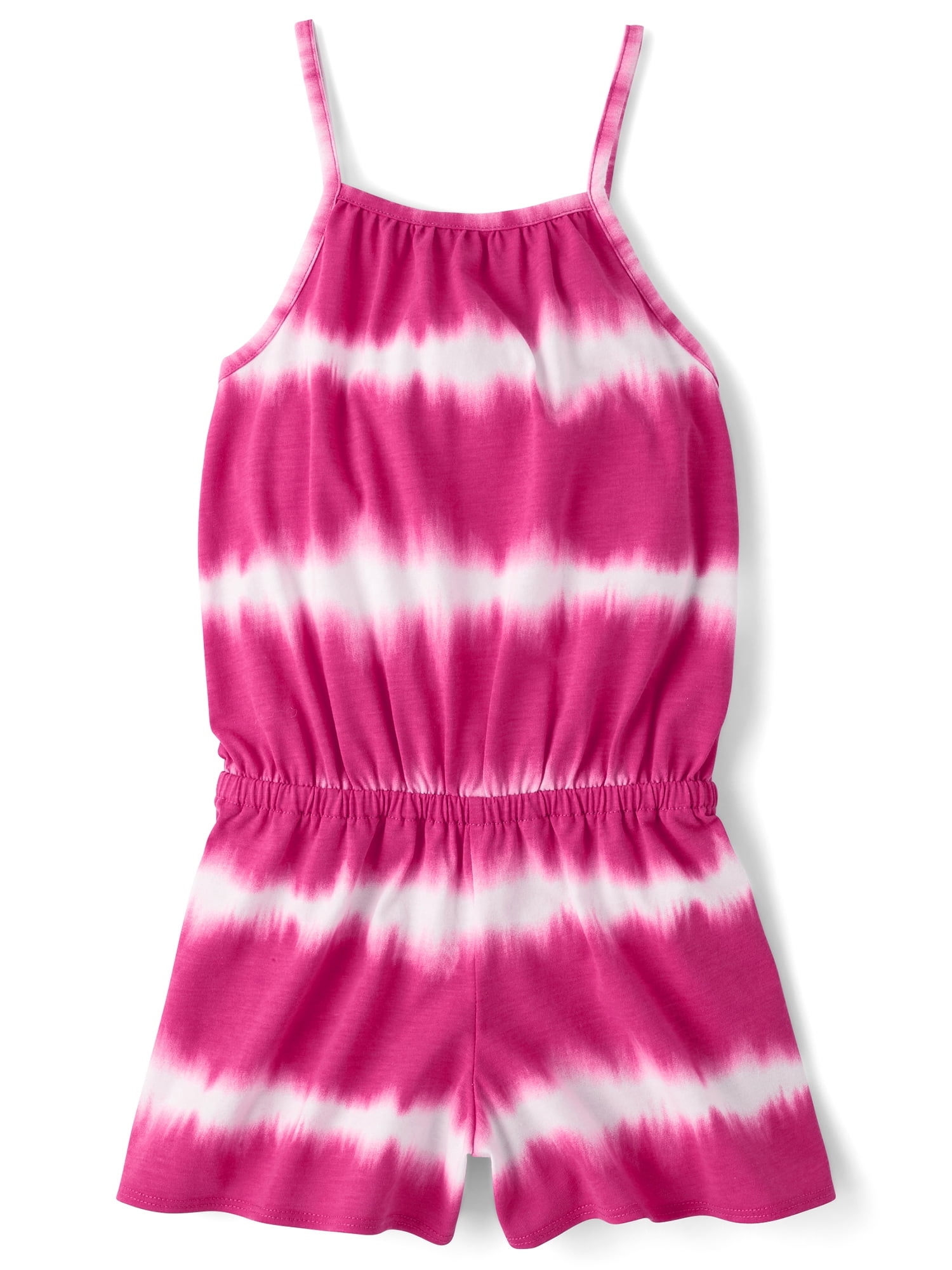 The Children's Place Girls Sleeveless High Neck Gathered Romper, Sizes XS-XXL