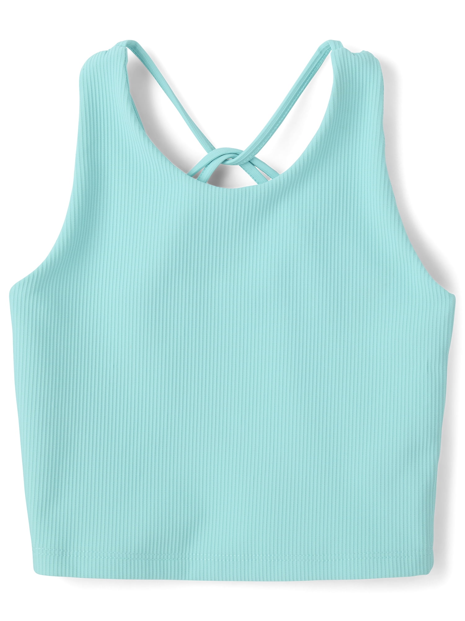 The Children's Place Girls Sleeveless Quick Dry Cross Back Ribbed Tank Top, Sizes XS-XXL