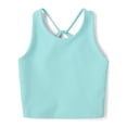 thumbnail image 1 of The Children's Place Girls Sleeveless Quick Dry Cross Back Ribbed Tank Top, Sizes XS-XXL, 1 of 4