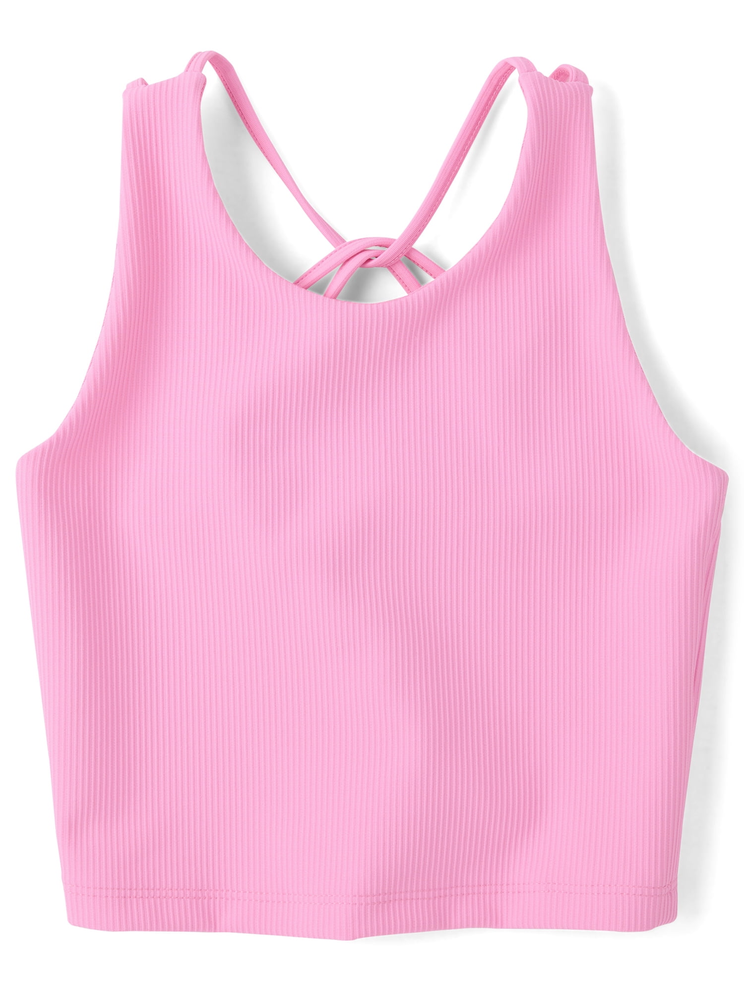 The Children's Place Girls Sleeveless Quick Dry Cross Back Ribbed Tank Top, Sizes XS-XXL