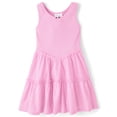 thumbnail image 1 of The Children's Place Girls Sleeveless Ribbed Tiered V-Waist Dress, Sizes XS-XXL, 1 of 3