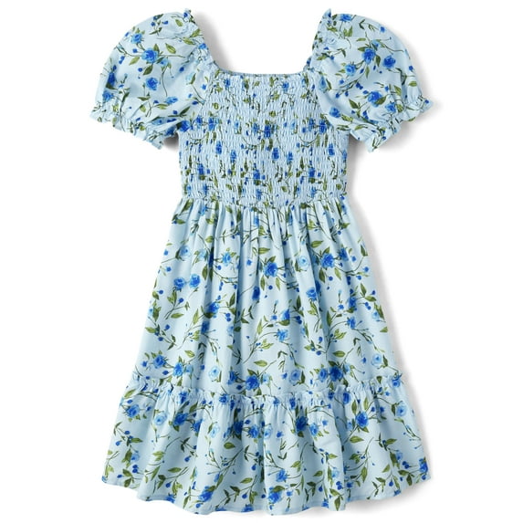 The Children's Place Girls Smocked Dress, Spring, Summer, Sizes XS-XXL