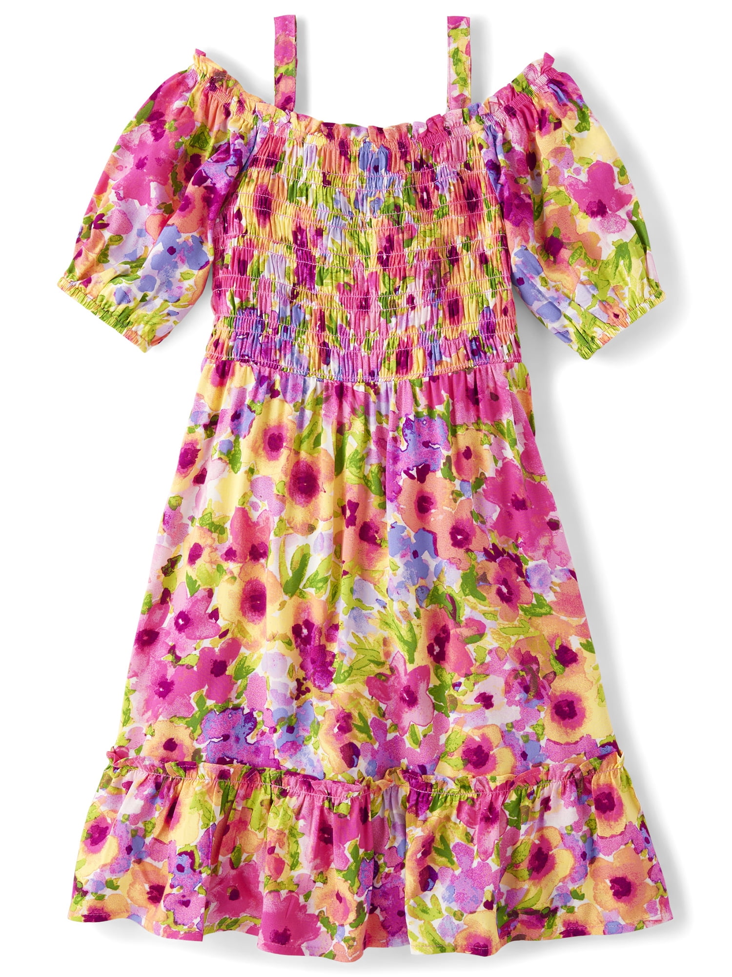 The Children's Place Girls Smocked Dress, Spring, Summer, Sizes XS-XXL