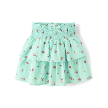 The Children's Place Girls Smocked Tiered Ruffle Skirt, Sizes XS-XXL