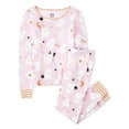 thumbnail image 1 of The Children's Place Baby, Toddler, & Girls Snug Fit Glow-in-the-Dark Ghosts Cotton Pajamas, Sizes NB-16, 1 of 4