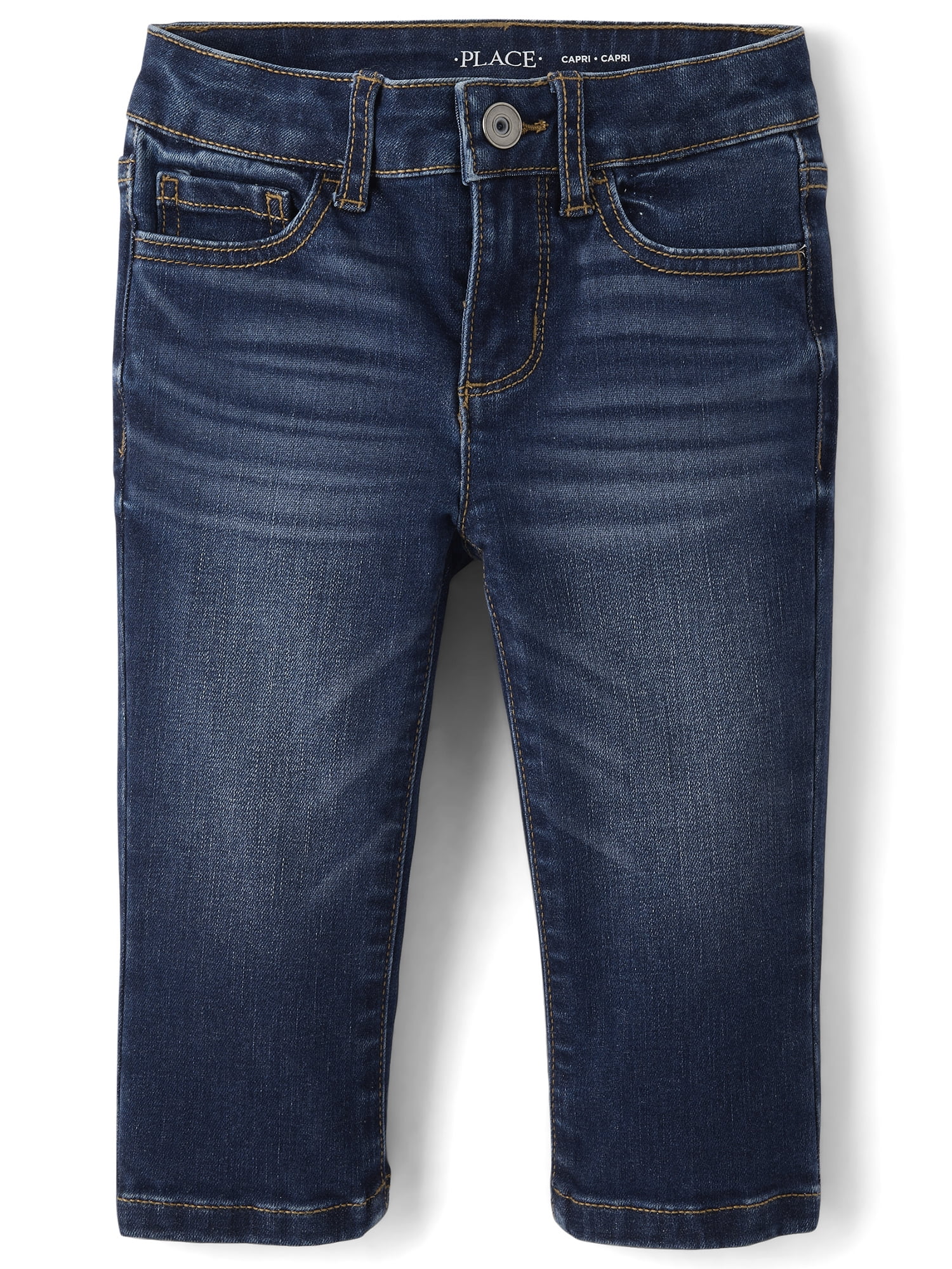 The Children's Place Girls Straight Fit Capri Jeans, Sizes 4-16