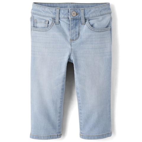 Girls Straight Fit Capri Jeans, Sizes 4-16